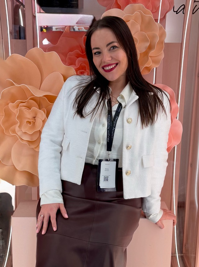 Elvira Petriha beim IMCAS World Congress in Paris